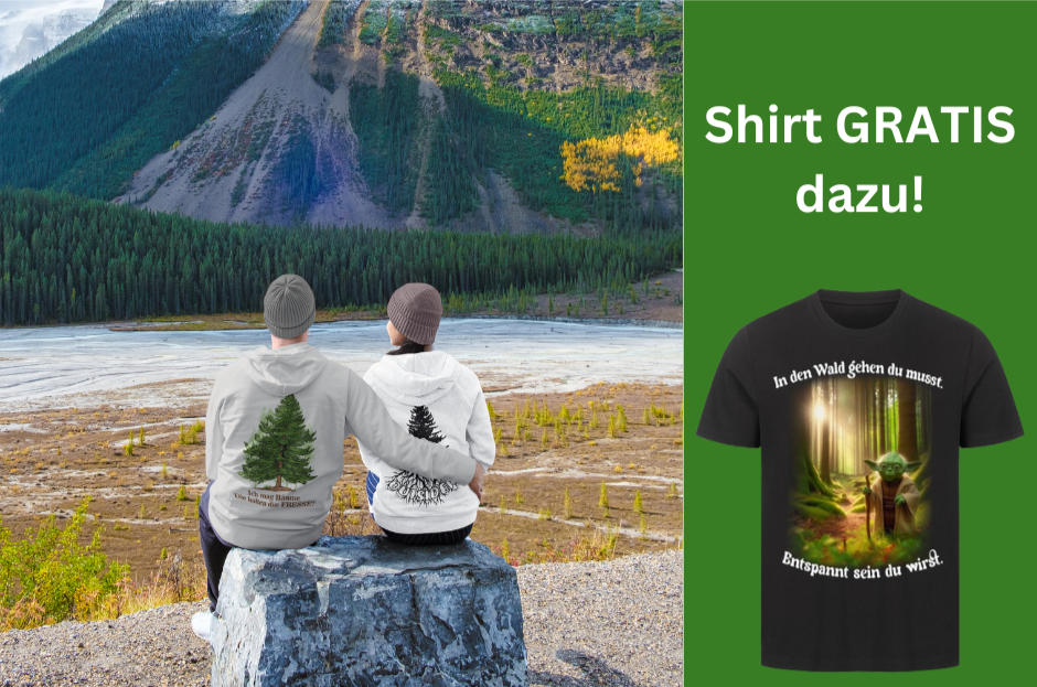 Shirt (Männer/Unisex) GRATIS! Beim Kauf von zwei Hoodies gibt ein Shirt geschenkt!