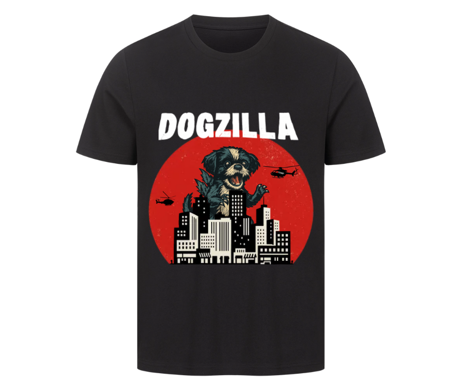 Personalisierbar - Dogzilla - T-Shirt