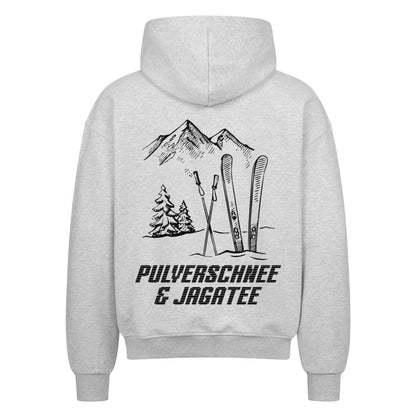 Pulverschnee & Jagatee" - Zipper Hoodie hoodie