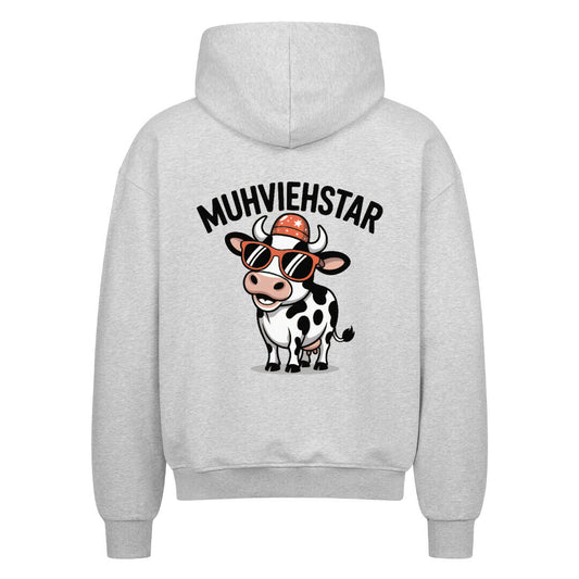 Muhviehstar hoodie unisex mit-kapuze langarm
