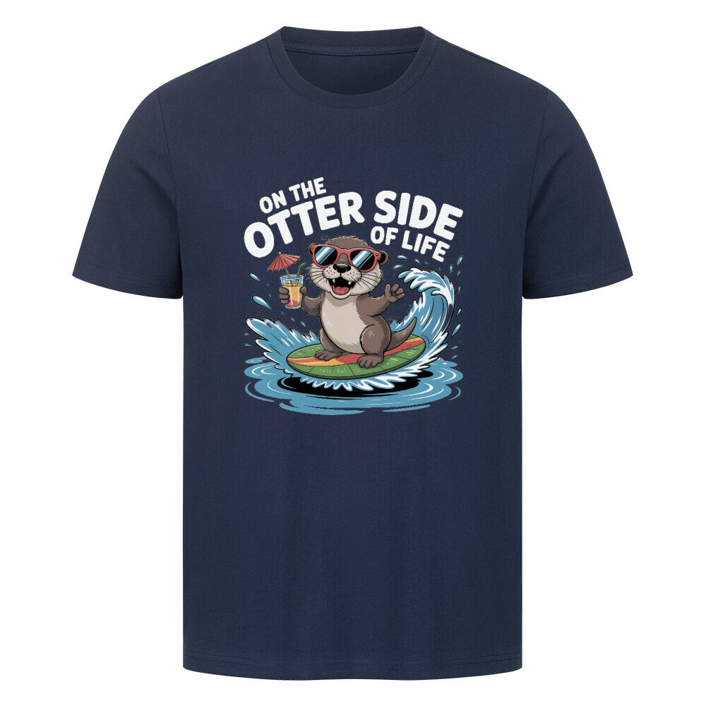 on the OTTER side of life t-shirt unisex rund kurzarm