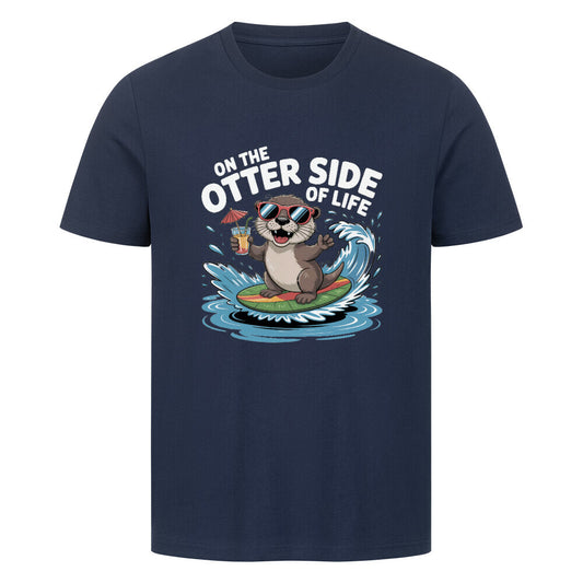 on the OTTER side of life t-shirt unisex rund kurzarm