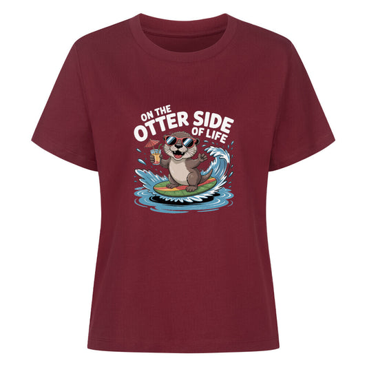 on the OTTER side of life t-shirt unisex rund kurzarm