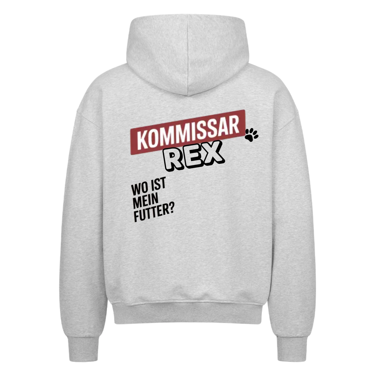 Personalisierbar >Kommissar Haustier< Zipper Hoodie