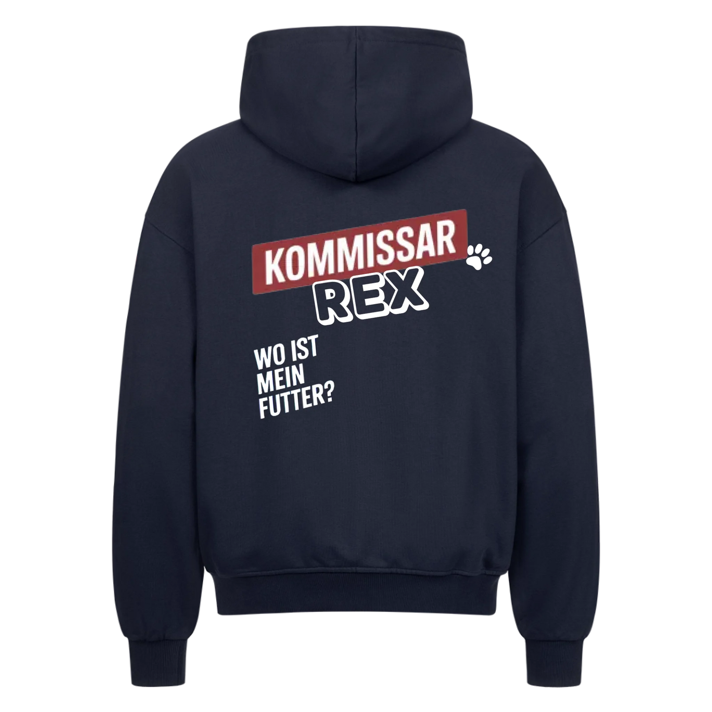 Personalisierbar >Kommissar Haustier< Zipper Hoodie