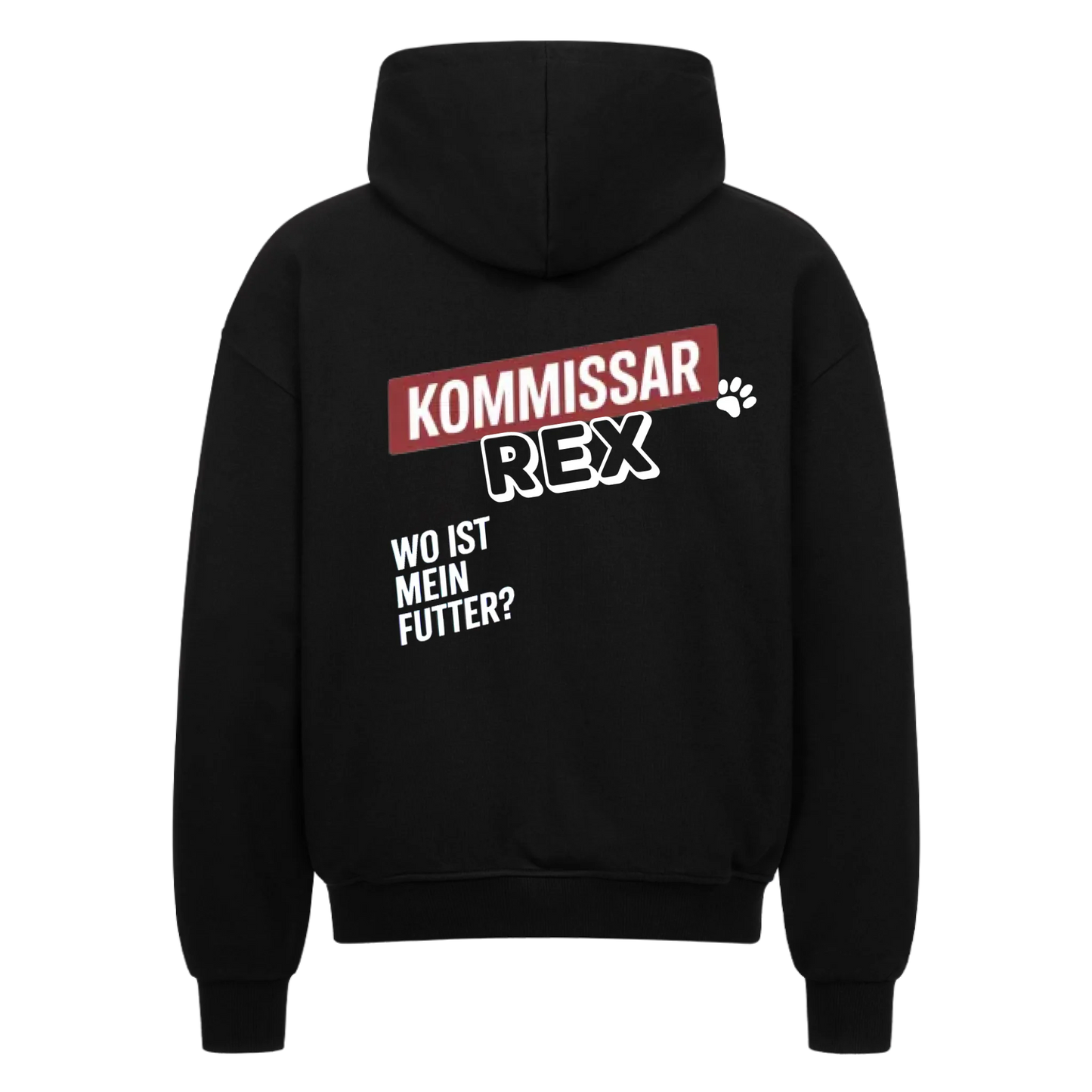 Personalisierbar >Kommissar Haustier< Zipper Hoodie