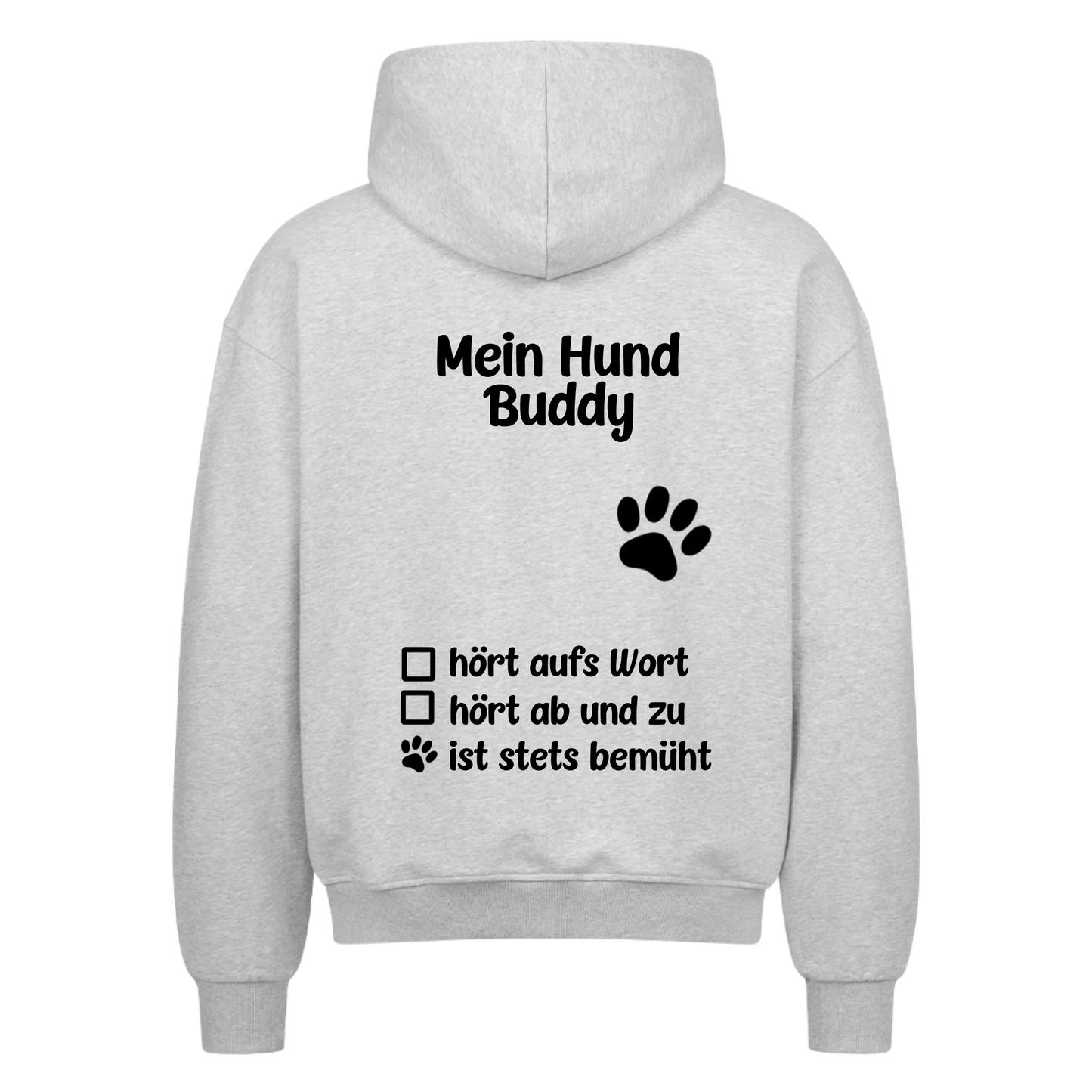 Personalisierbar - Mein Hund hört... - Zipper Hoodie
