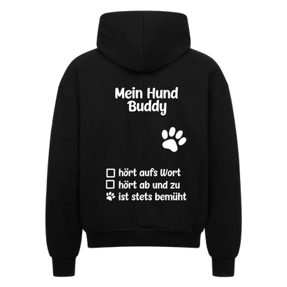 Personalisierbar - Mein Hund hört... - Zipper Hoodie