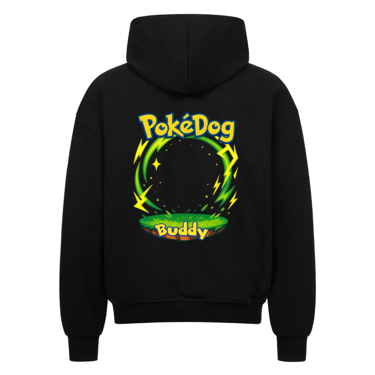 Personalisierbar "PokeDog" - Zipper Hoodie