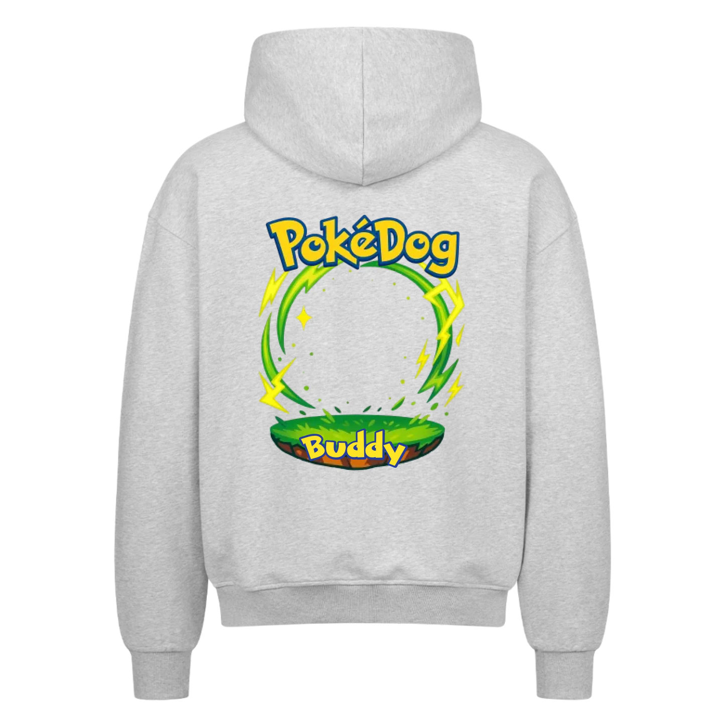 Personalisierbar "PokeDog" - Zipper Hoodie