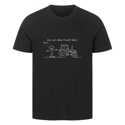 Personalisierbar - Der mit dem Fendt fährt - T-Shirt