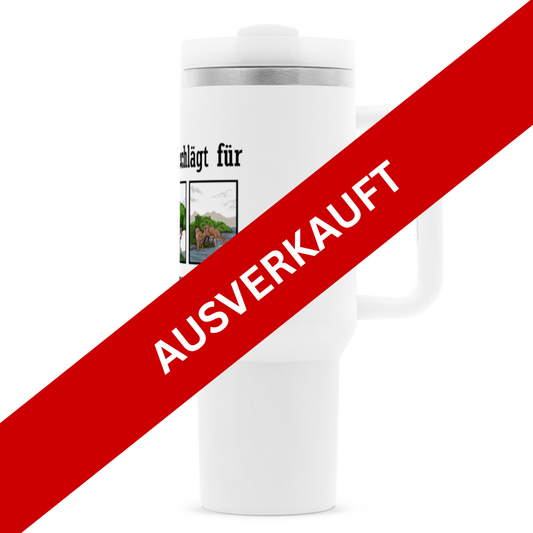 Mein Herz schlägt für..." - Thermobecher