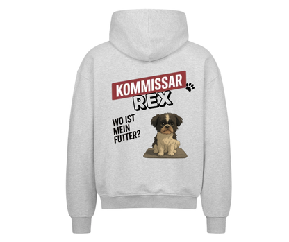 Personalisierbar >Kommissar Haustier< Zipper Hoodie